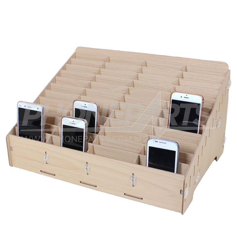 Mobile Phone Repair Wood Storage 48 Boxes Phoneparts