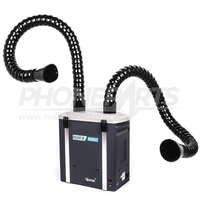 QUICK 6602 Dual Pipe Fume Purifying Filtering System Phoneparts