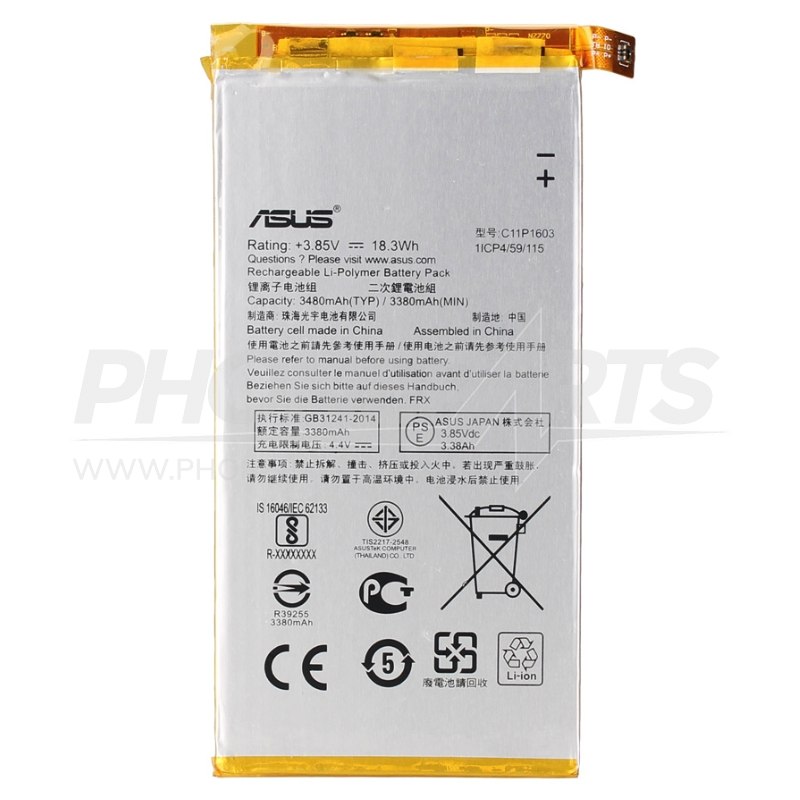 Battery Asus Zenfone 3 Deluxe Zs550kl Phoneparts