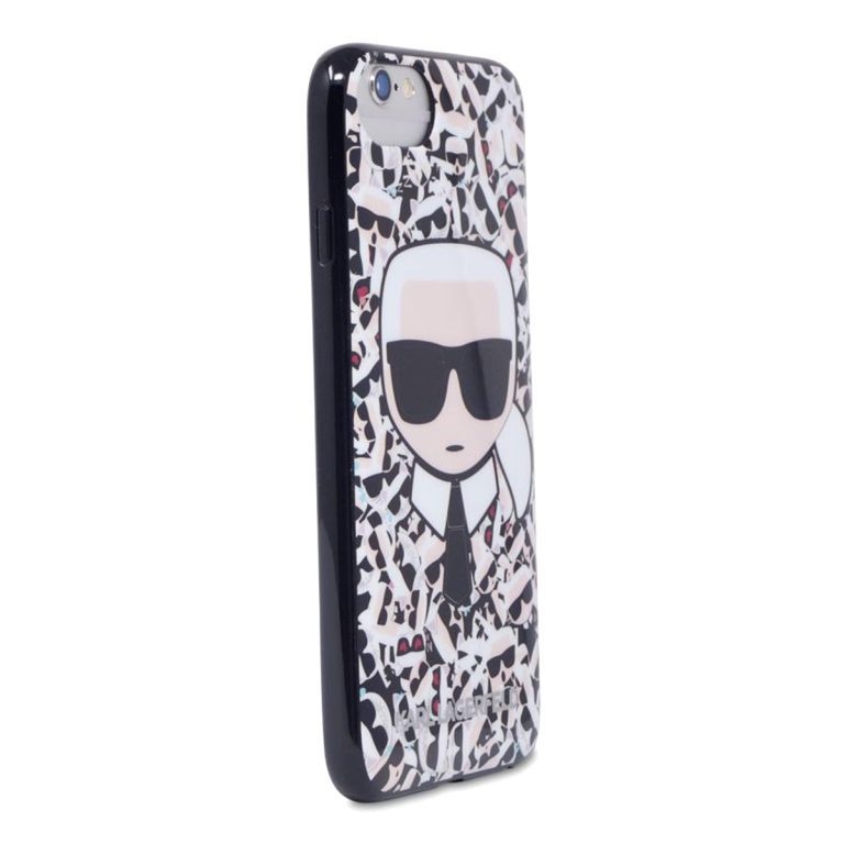 Karl Lagerfeld iPhone 8 black & white case | Phoneparts