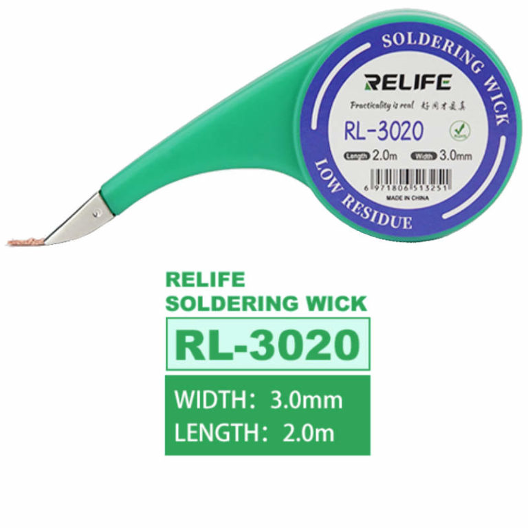 RELIFE SOLDERING WICK WITH STEEL MOUTH Phoneparts