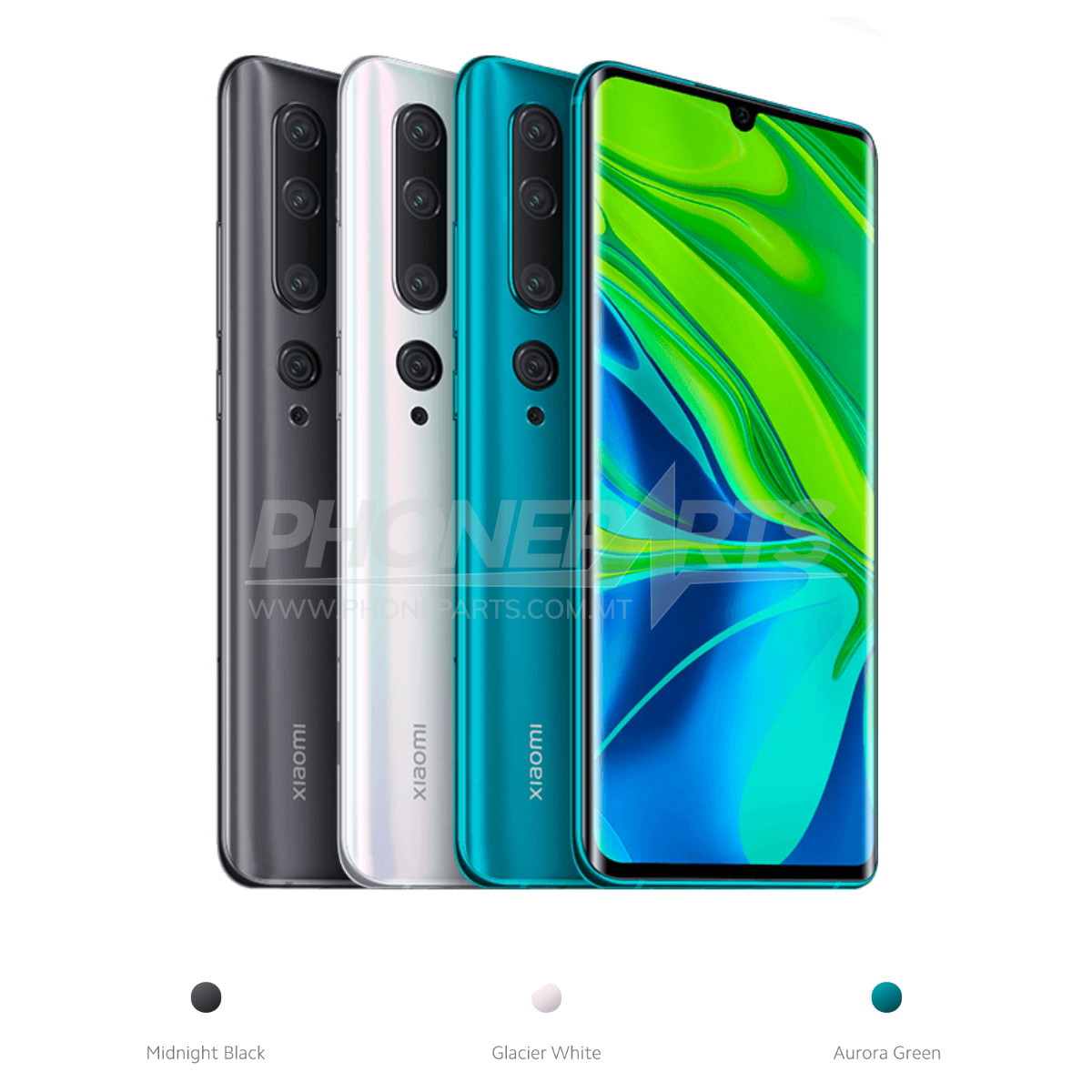 mi note 10 pro display